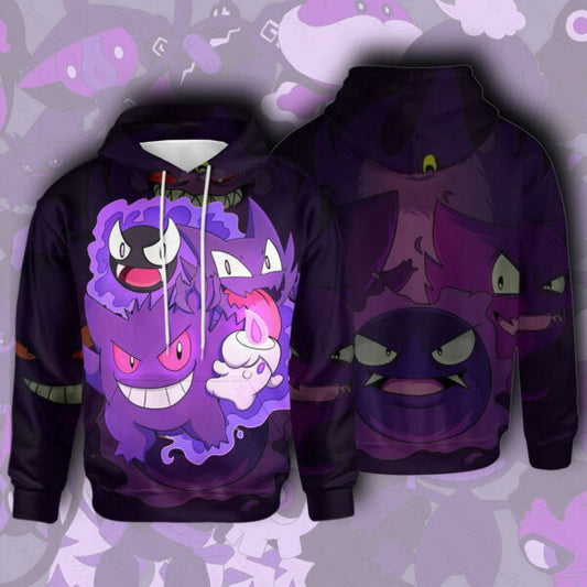 Pokemon Hoodie, Pokemon Gift For Fan, Pokemon Gift Ver3, Aop Hoodie 2214 Moonbestprint