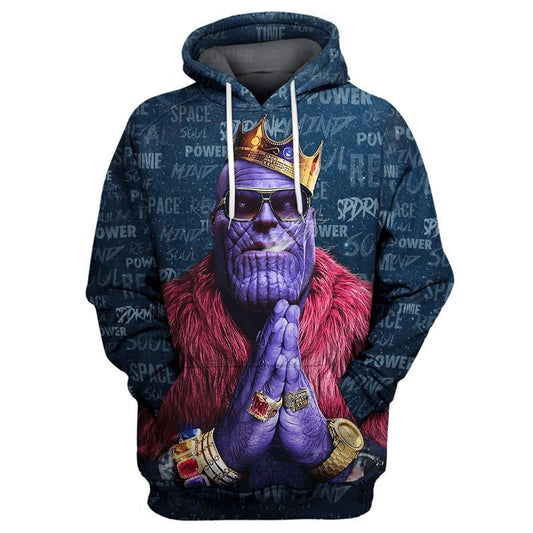 Thanos Mv Hoodie The Infinity Hoodie - Thanos Shirt Notorious B.i.g Thanos 3d Hoodie Zip Hoodie Moonbestprint