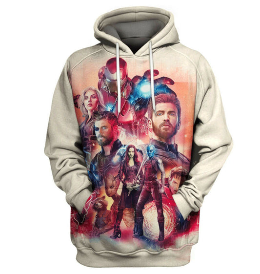 Marvel Avengers Hero 3d Hoodie Zip Hoodie Moonbestprint