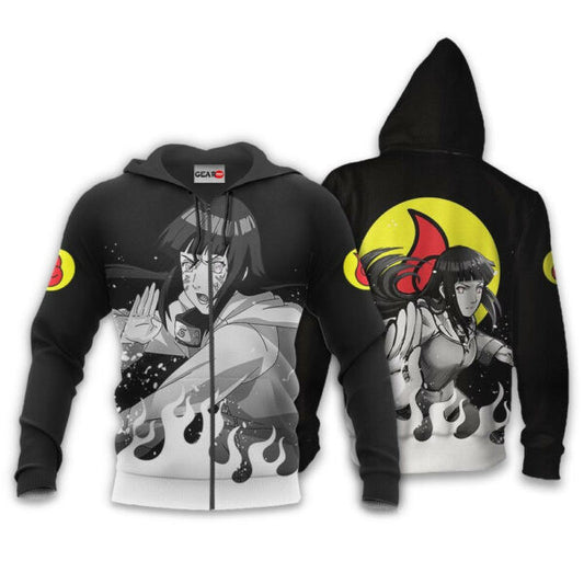 Hinata Hyuga Naruto Anime 1k394 Fan Gift Stylist Unisex Cartoon Graphic Outfits Aop 3d Hoodie, Zip Hoodie 498 Moonbestprint
