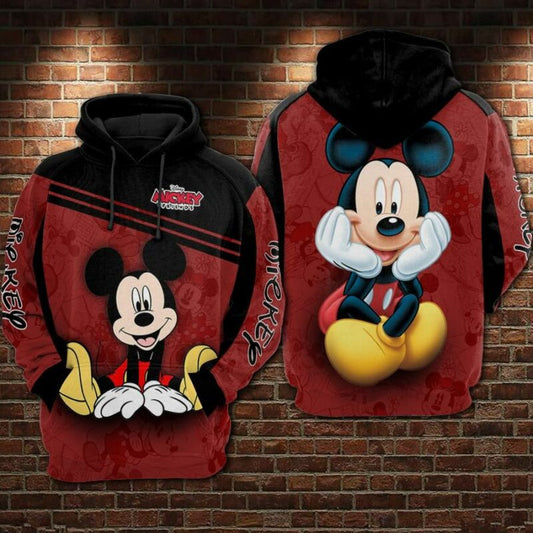 Mickey Mouse And Friend Movies Disney Over Print 3d Hoodie Zip Hoodie Moonbestprint