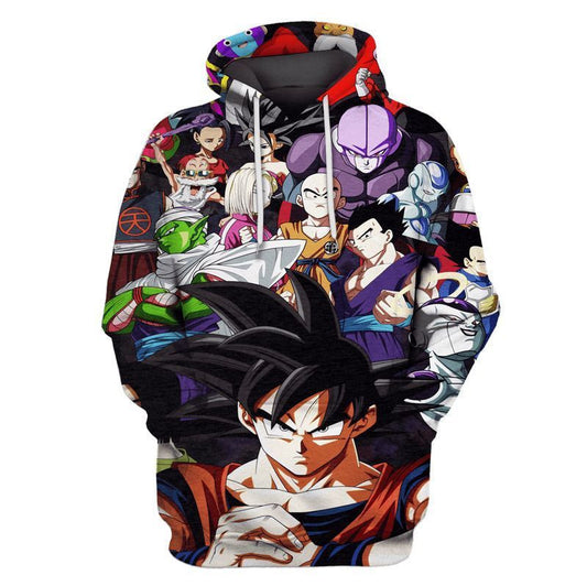 Dragon Ball Super Over Print 3d Hoodie Zip Hoodie 3 Moonbestprint