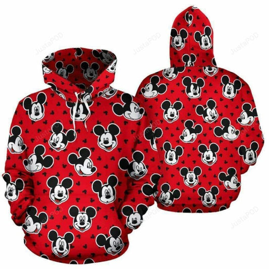 Mickey 3d All Over Print Hoodie, Zip-up Hoodie 003 Moonbestprint