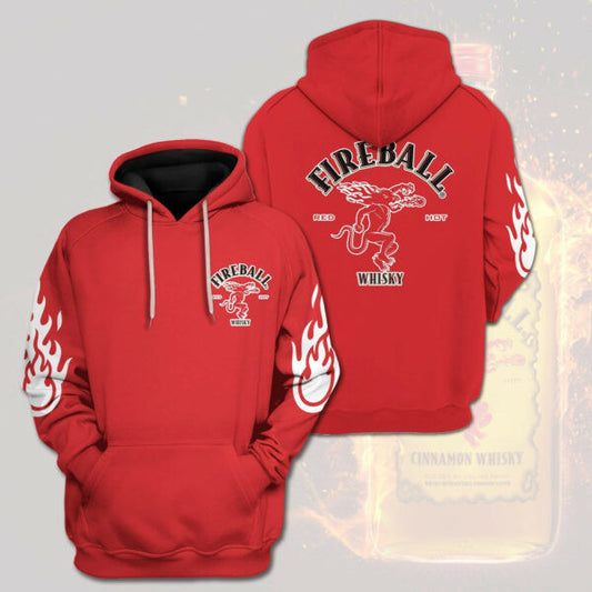 Fireball Whisky Classic 3d Hoodie 1371 Moonbestprint