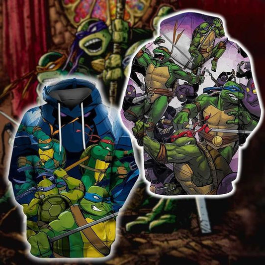 Teenage Mutant Ninja Turtles Lovers Ii 3d Hoodie Zip Hoodie Moonbestprint