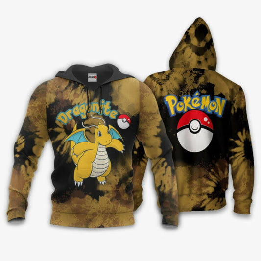 Dragonite Anime Pokemon Manga 1k742 Fan Gift Stylist Unisex Cartoon Graphic Outfits Aop 3d Hoodie, Zip Hoodie 812 Moonbestprint