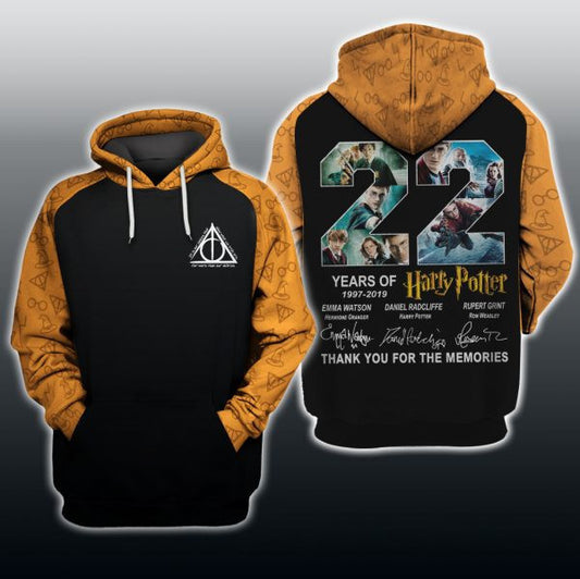 Harry Potter Thank You For The Memories Movies 2k544 Lover Gift ,harry Potter All Over Print 3d Hoodie 289 Moonbestprint