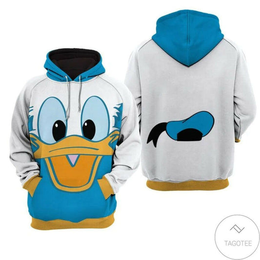 Donald Duck 3d Hoodie Moonbestprint