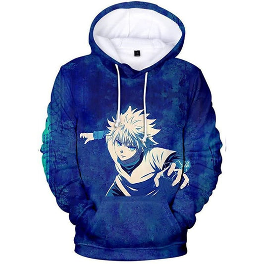 Hunter X Hunter Killua Zoldyck Over Print 3d Hoodie Zip Hoodie Moonbestprint