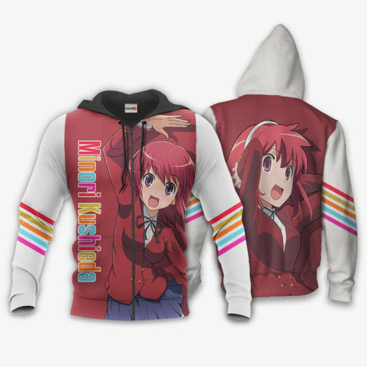 Toradora Minori Kushieda Anime 3k224 Fan Gift Stylist Unisex Cartoon 3d Hoodie Zip Hoodie 2648 Moonbestprint