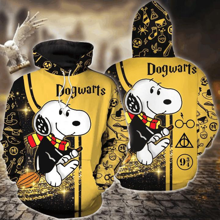 Snoopy Dogwarts 3d Hoodie Moonbestprint