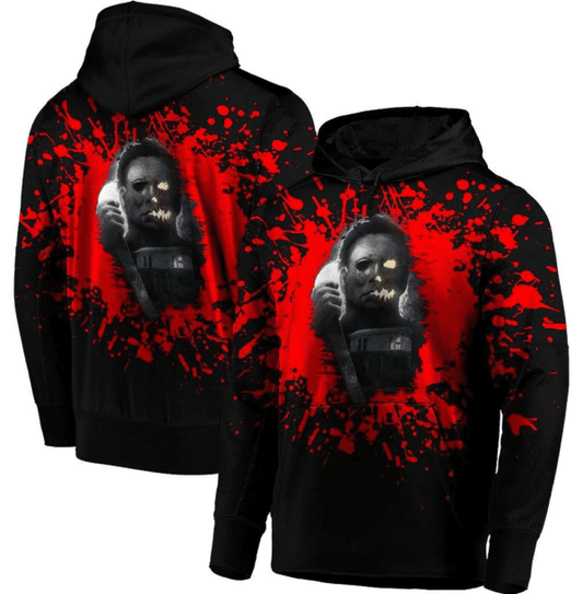 Michael Myers Horror Movie Fan Gift, Michael Myers Horror Movie Aop Hoodie 1532 Moonbestprint