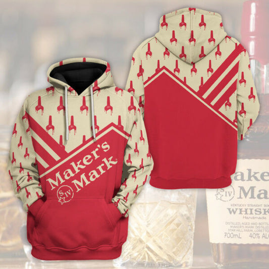 Marker's Mark Bourbon Whiskey 3d Hoodie 1363 Moonbestprint