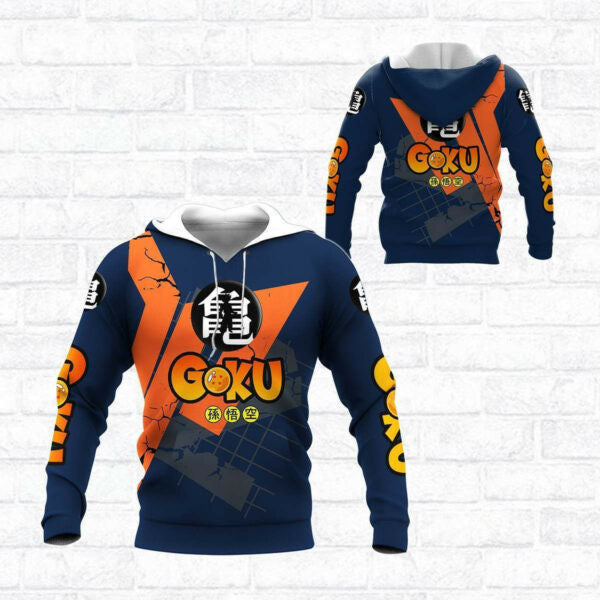 Son Goku Dragon Ball Shirt Fan Gift 747, Stylist Unisex 3d Hoodie Zip Hoodie 2717 Moonbestprint