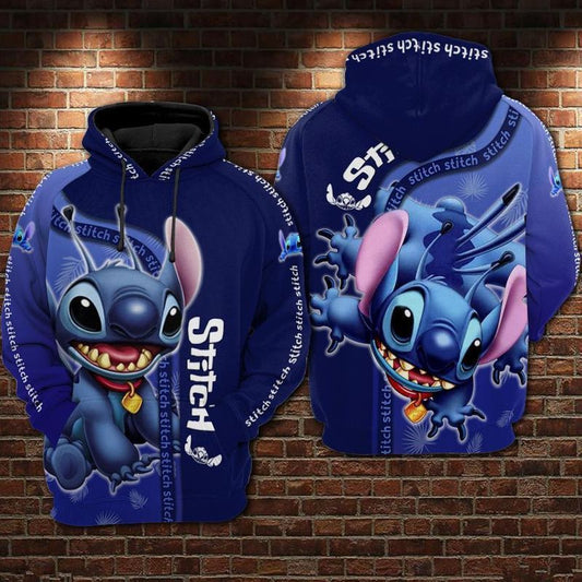 Disney Lilo And Stitch 3d T Shirt Sweatshirt Zip Hoodie Bomber 1156 Moonbestprint