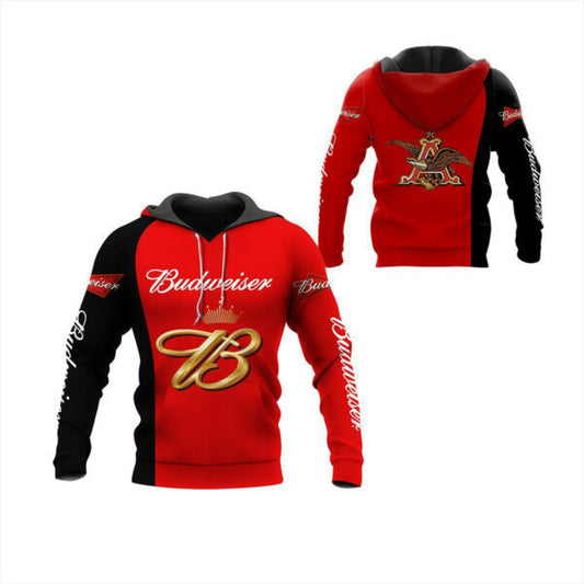 Budweiser Shirt Fan Gift 151, Stylist Unisex 3d Hoodie Zip Hoodie 1545 Moonbestprint