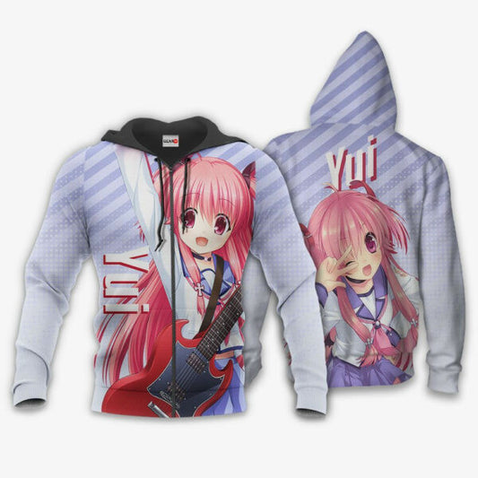 Angel Beats Yui Anime 3k165 Fan Gift Stylist Unisex Cartoon 3d Hoodie Zip Hoodie 1732 Moonbestprint