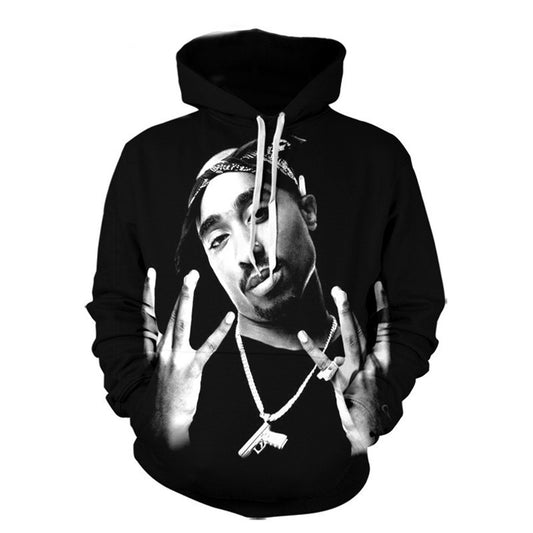 Hip Hop 2pac 3d Hoodie Zip Hoodie Moonbestprint
