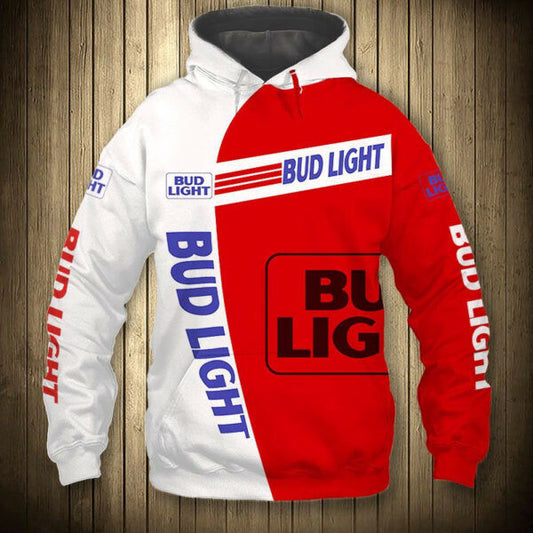 Bud Light King Beer 5k412 Fan Gift Stylist Unisex Cartoon 3d Hoodie Zip Hoodie 1063 Moonbestprint