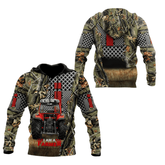 I'm A Farmer Tractor 3d Hoodie Zip Hoodie Moonbestprint