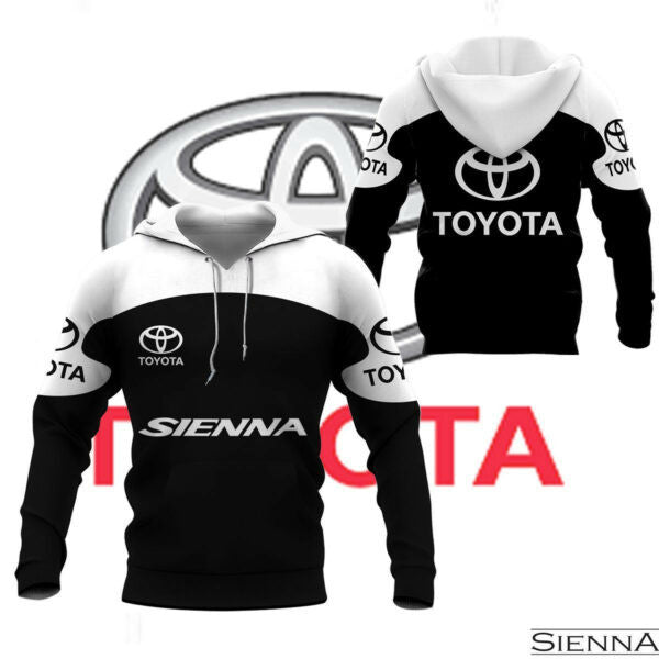 Toyota Sienna Shirt Fan Gift 378, Stylist Unisex 3d Hoodie Zip Hoodie 2745 Moonbestprint