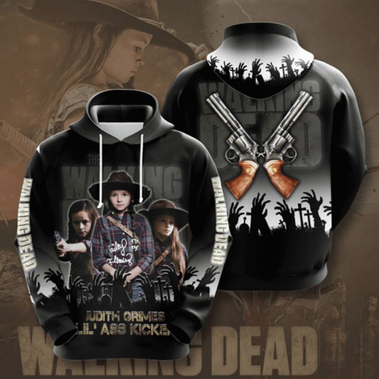 Judith Grimes And The Walking Dead 3d Hoodie Moonbestprint