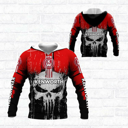 Skull Kenworth Trucks Racing Team 7k859 Fan Gift 3d Zip Hoodie Hoodie Ii0 1820 Moonbestprint