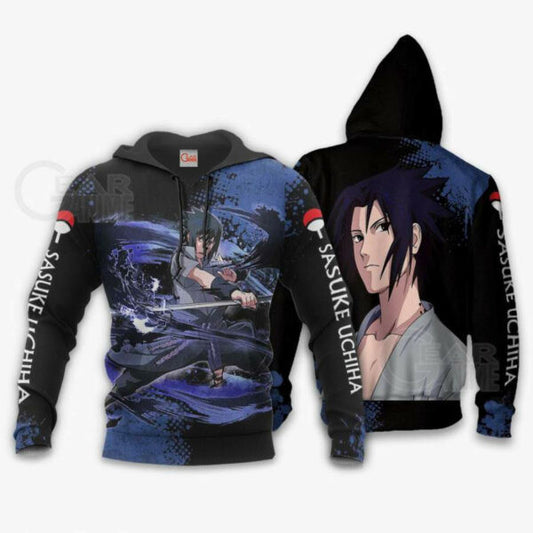 Uchiha Sasuke Naruto Anime 2k925 Fan Gift Stylist Unisex Cartoon 3d Hoodie Zip Hoodie 1783 Moonbestprint