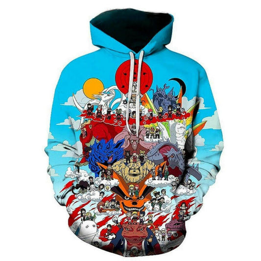 Naruto Shippuden Tailed-beasts Hoodie Moonbestprint