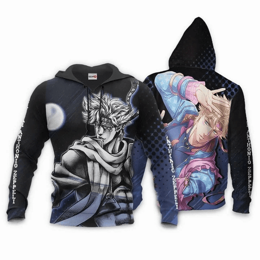 Caesar Anthonio Zeppeli Anime Manga Jojo's Bizarre Adventure For Men And Women 3d Hoodie Zip Hoodie Moonbestprint