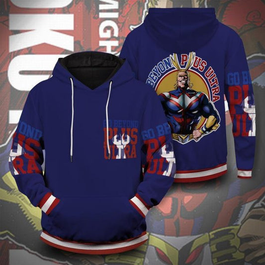My Hero Academia Go Beyond All Might Anime 2k613 Lover Gift ,my Hero Academia All Over Print 3d Hoodie 1885 Moonbestprint