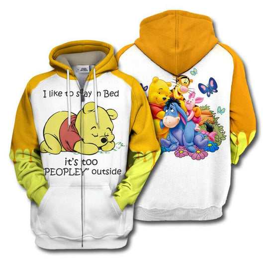 T-shirt Pooh And Friend 3d Print T-shirt Hoodie Adult Full Print Moonbestprint