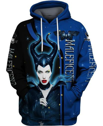 Maleficent 3d Hoodie Zipper Hoodie Moonbestprint