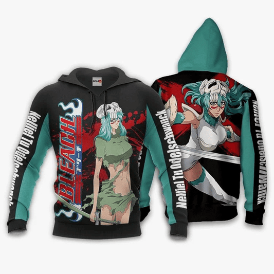 Nel Tu Anime Manga Bleach For Men And Women 3d Hoodie Zip Hoodie Moonbestprint