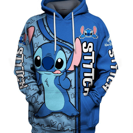 Lilo And Stitch 3d T Shirt Sweatshirt Zip Hoodie Bomber 1222 Moonbestprint