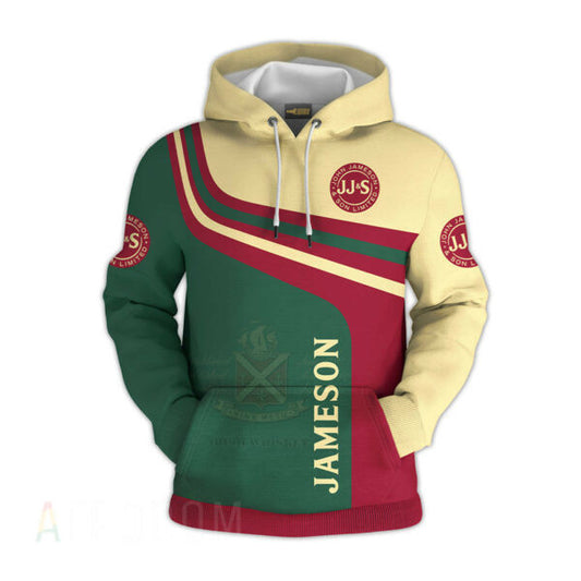 Jameson Whiskey Hoodie And Zip Hoodie, Gift For Fan 3d All Over Print Shirt Hoodie 300 Moonbestprint