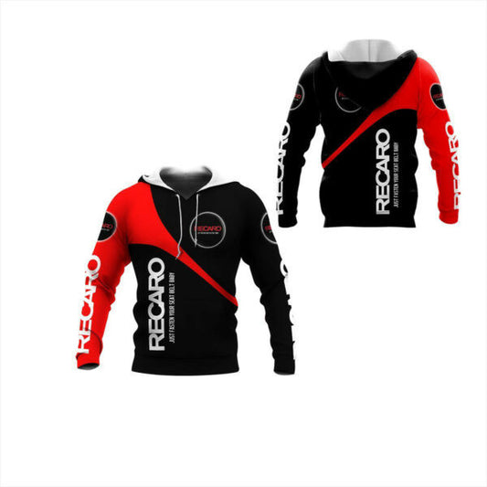 Recaro Shirt Fan Gift 174, Stylist Unisex 3d Hoodie Zip Hoodie 1940 Moonbestprint