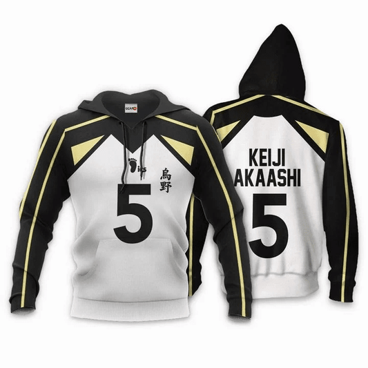 Keiji Akaashi Anime Manga Haikyuu Fukurodani Number 5 For Men And Women 3d Hoodie Zip Hoodie Moonbestprint