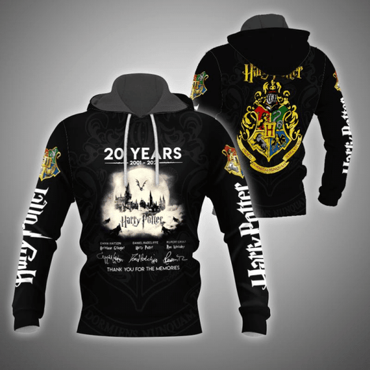Harry Potter Thank You For The Memories Movies 2k545 Lover Gift ,harry Potter All Over Print 3d Hoodie 132 Moonbestprint