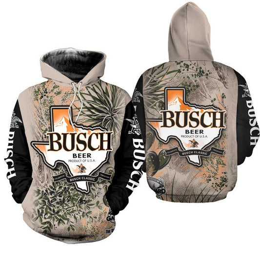 Busch Beer 3d Hoodie Zipper Hoodie Moonbestprint