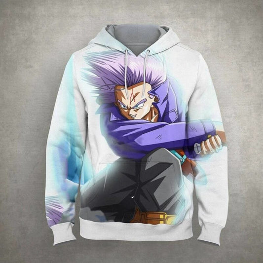 Trunks Cartoon Dragon Ball Anime Manga 37 Over Print 3d Hoodie Zip Hoodie Moonbestprint