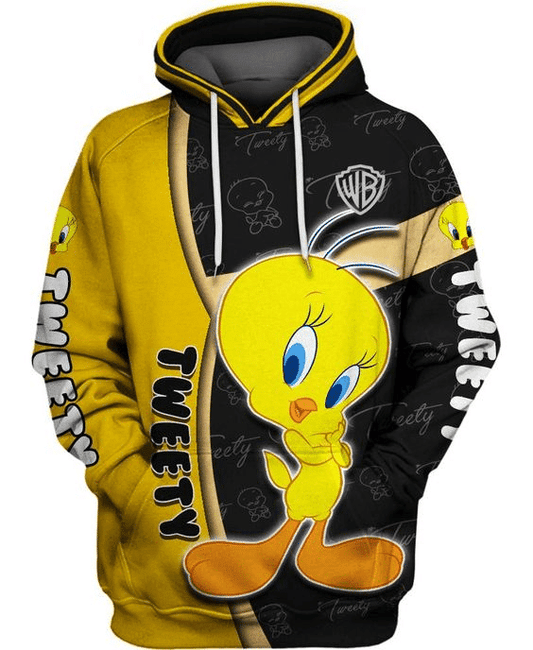 Lovely Tweety Looney Tunes Flims 39 Fan Gift Stylist Unisex Cartoon Graphic Outfits Aop Hoodie 547 Moonbestprint