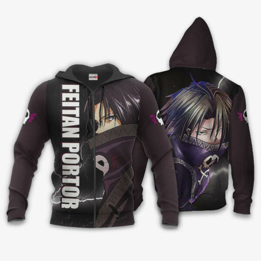 Feitan Hunter X Hunter Anime 3k78 Fan Gift Stylist Unisex Cartoon 3d Hoodie Zip Hoodie 1560 Moonbestprint