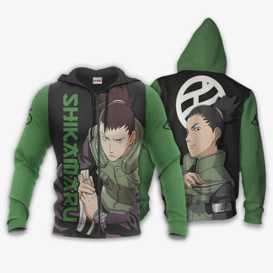 Nara Shikamaru Naruto Anime 3k155 Fan Gift Stylist Unisex Cartoon 3d Hoodie Zip Hoodie 2616 Moonbestprint