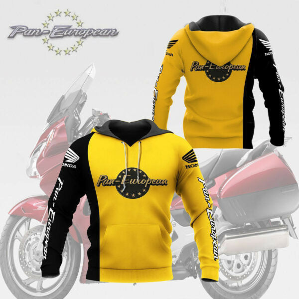 Honda Pan European Shirt Fan Gift 201, Stylist Unisex 3d Hoodie Zip Hoodie 1485 Moonbestprint