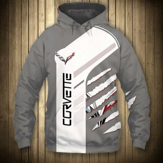 Chevrolet Corvette Sport Car 5k465 Fan Gift Stylist Unisex Cartoon 3d Hoodie Zip Hoodie 227 Moonbestprint