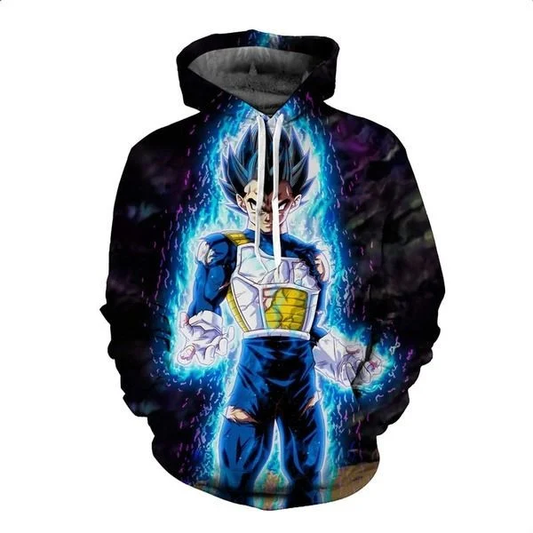 Goku Cartoon Dragon Ball Anime Manga 30 Over Print 3d Hoodie Zip Hoodie Moonbestprint