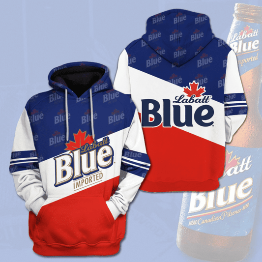 Labatt Blue Beer 3d Hoodie 1500 Moonbestprint