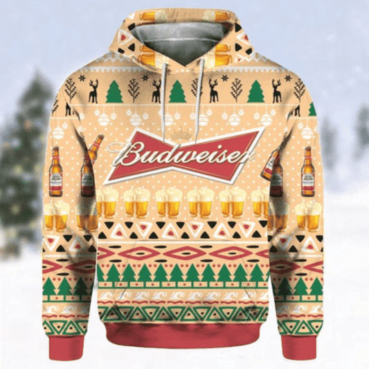 Budweiser Beer 1 Fan Gift, Budweiser Beer Aop Hoodie 231 Moonbestprint