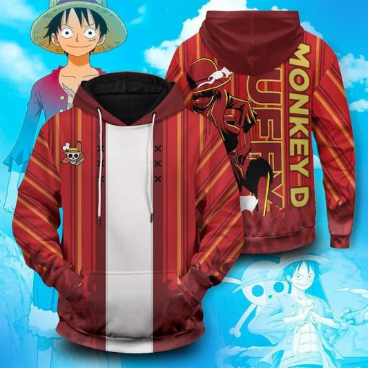 Luffy One Piece Anime 2k599 Lover Gift ,luffy One Piece Anime All Over Print 3d Hoodie 597 Moonbestprint